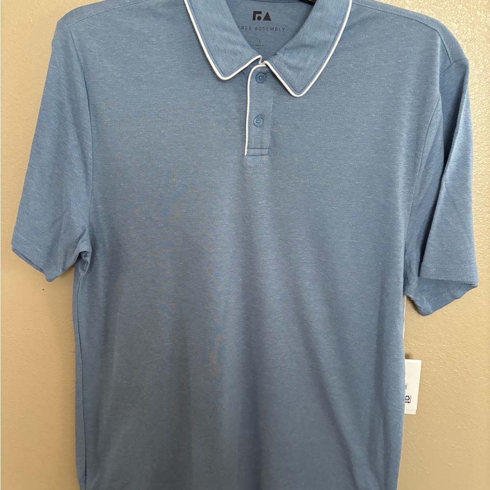 Men pique polo shirt